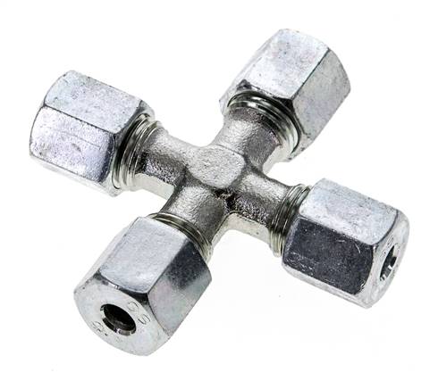 6S Verzinkter Stahl Querschneidring 630 Bar DIN 2353