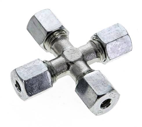 6S Verzinkter Stahl Querschneidring 630 Bar DIN 2353