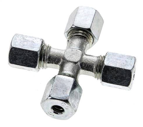6S Verzinkter Stahl Querschneidring 630 Bar DIN 2353