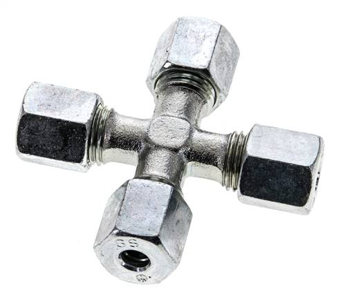 6S Verzinkter Stahl Querschneidring 630 Bar DIN 2353