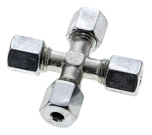 6S Verzinkter Stahl Querschneidring 630 Bar DIN 2353