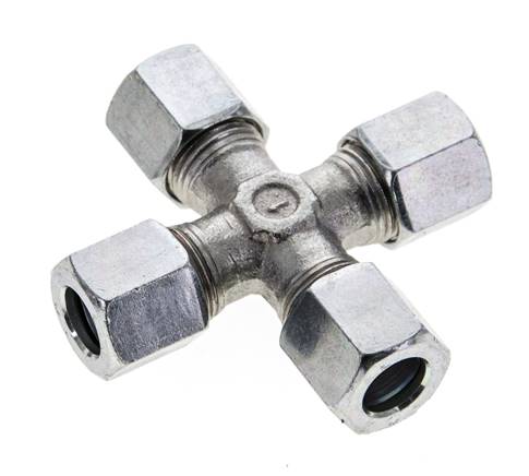 8LL Verzinkter Stahl-Querschneidering 100 bar DIN 2353