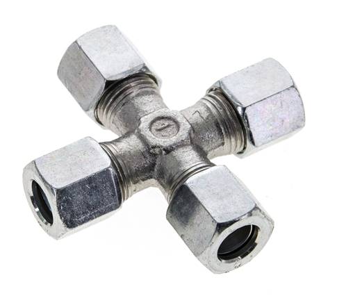 8LL Verzinkter Stahl-Querschneidering 100 bar DIN 2353