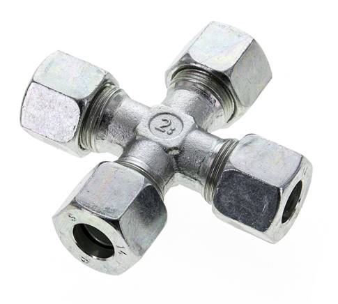 14S Verzinkter Stahl Querschneidring 630 Bar DIN 2353