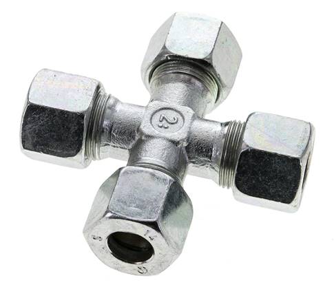 14S Verzinkter Stahl Querschneidring 630 Bar DIN 2353