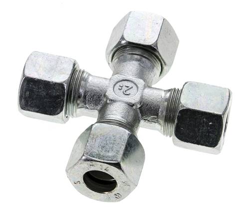 14S Verzinkter Stahl Querschneidring 630 Bar DIN 2353