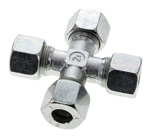 14S Verzinkter Stahl Querschneidring 630 Bar DIN 2353