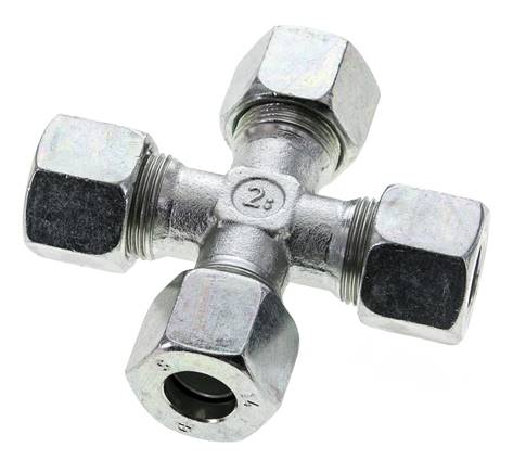 14S Verzinkter Stahl Querschneidring 630 Bar DIN 2353