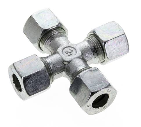 14S Verzinkter Stahl Querschneidring 630 Bar DIN 2353