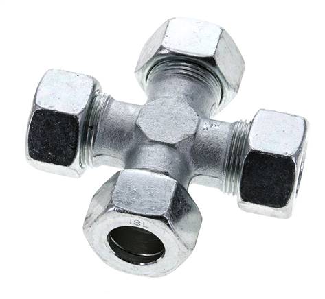 18L Verzinkter Stahl Querschneidring 315 Bar DIN 2353
