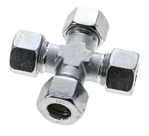 20S Verzinkter Stahl Querschneidring 400 Bar DIN 2353