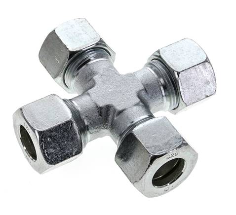 20S Verzinkter Stahl Querschneidring 400 Bar DIN 2353