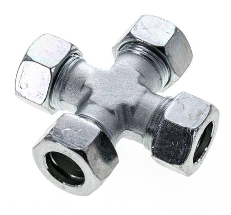 22L Verzinkter Stahl Querschneidring 160 Bar DIN 2353