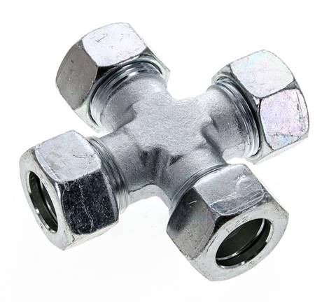 22L Verzinkter Stahl Querschneidring 160 Bar DIN 2353