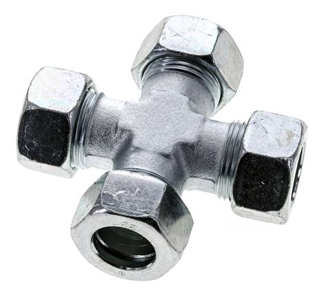 22L Verzinkter Stahl Querschneidring 160 Bar DIN 2353