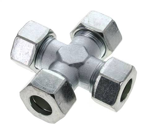 25S Verzinkter Stahl Querschneidring 400 Bar DIN 2353