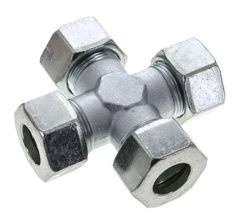 25S Verzinkter Stahl Querschneidring 400 Bar DIN 2353