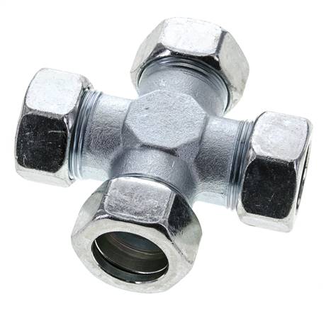 28L Verzinkter Stahl Querschneidring 160 Bar DIN 2353