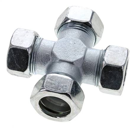 28L Verzinkter Stahl Querschneidring 160 Bar DIN 2353