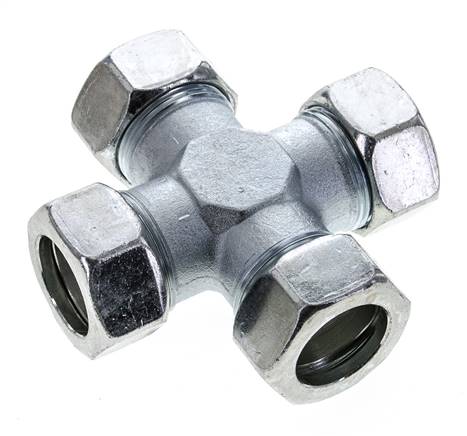 28L Verzinkter Stahl Querschneidring 160 Bar DIN 2353