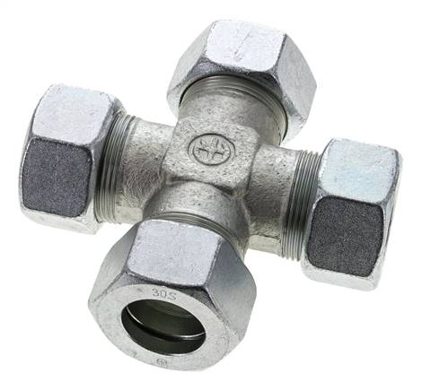 30S Verzinkter Stahl Querschneidring 400 Bar DIN 2353