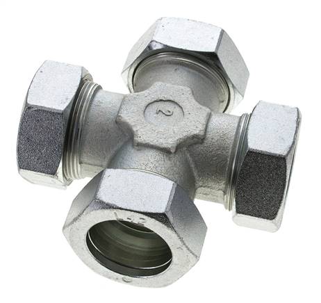 42L Verzinkter Stahl Querschneidring 160 Bar DIN 2353