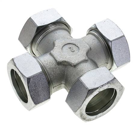 42L Verzinkter Stahl Querschneidring 160 Bar DIN 2353