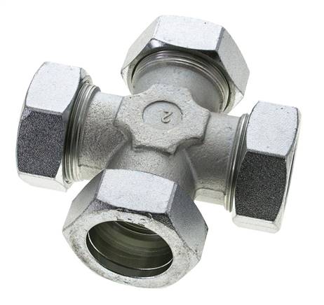 42L Verzinkter Stahl Querschneidring 160 Bar DIN 2353