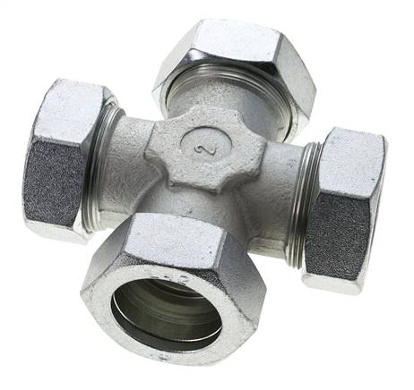 42L Verzinkter Stahl Querschneidring 160 Bar DIN 2353