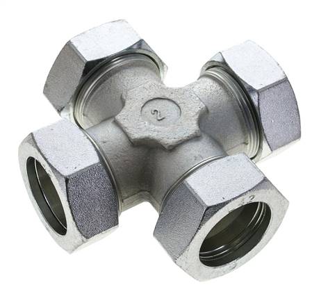 42L Verzinkter Stahl Querschneidring 160 Bar DIN 2353