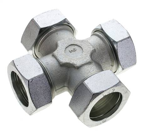 42L Verzinkter Stahl Querschneidring 160 Bar DIN 2353