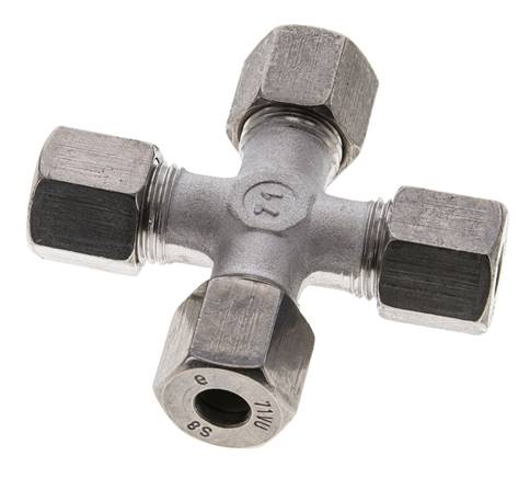 8S Edelstahl Querschneidring 630 Bar DIN 2353