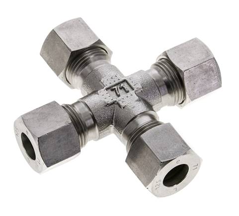 12S Edelstahl Querschneidring 630 Bar DIN 2353