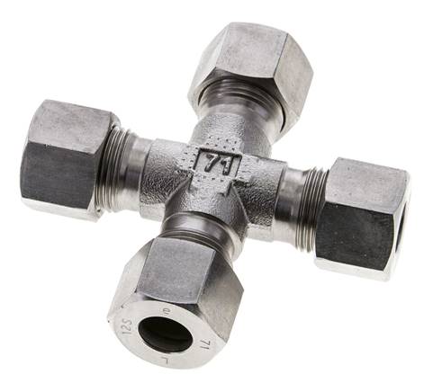 12S Edelstahl Querschneidring 630 Bar DIN 2353