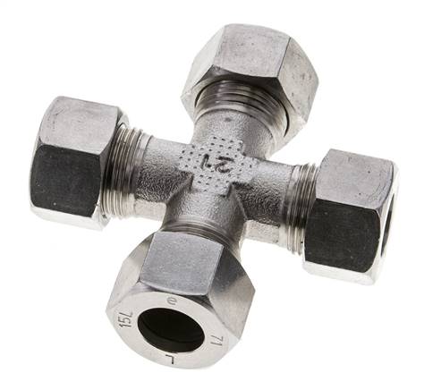 15L Edelstahl Querschneidring 315 Bar DIN 2353