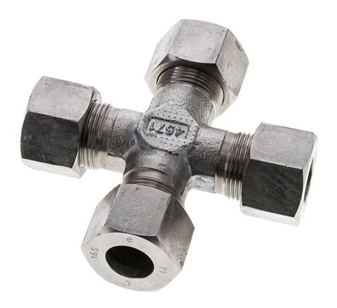 16S Edelstahl Querschneidring 400 Bar DIN 2353