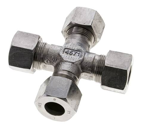 16S Edelstahl Querschneidring 400 Bar DIN 2353