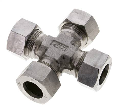 22L Edelstahl Querschneidring 160 Bar DIN 2353