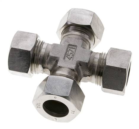 22L Edelstahl Querschneidring 160 Bar DIN 2353