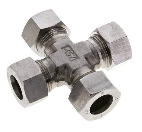 22L Edelstahl Querschneidring 160 Bar DIN 2353