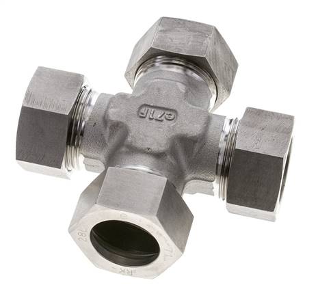 28L Edelstahl Querschneidring 160 Bar DIN 2353