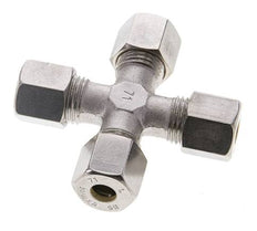 8S Edelstahl Kreuzverschraubung 630 bar DIN 2353