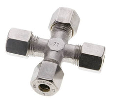 8S Edelstahl Kreuzverschraubung 630 bar DIN 2353