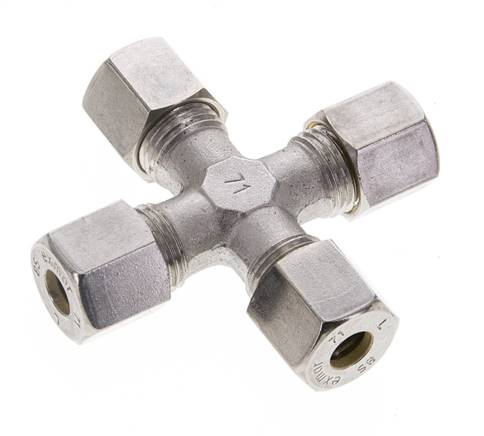 8S Edelstahl Kreuzverschraubung 630 bar DIN 2353