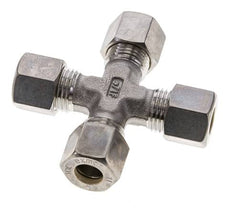 10L Edelstahl Kreuzverschraubung 315 Bar DIN 2353