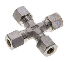 10L Edelstahl Kreuzverschraubung 315 Bar DIN 2353