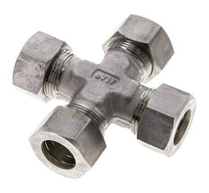 22L Edelstahl Kreuzverschraubung 160 Bar DIN 2353