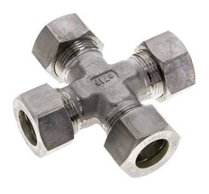 22L Edelstahl Kreuzverschraubung 160 Bar DIN 2353