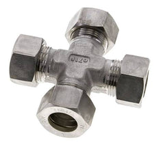 22L Edelstahl Kreuzverschraubung 160 Bar DIN 2353