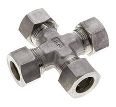 22L Edelstahl Kreuzverschraubung 160 Bar DIN 2353